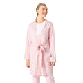 Light Pink - Side - Towel City Womens-Ladies Wrap Robe