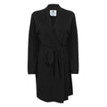 Black - Front - Towel City Womens-Ladies Wrap Robe