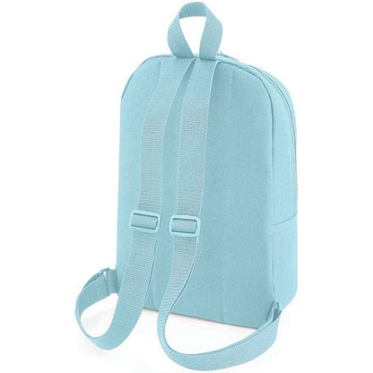 Powder Blue - Front - Bagbase Essential Fashion Mini Backpack