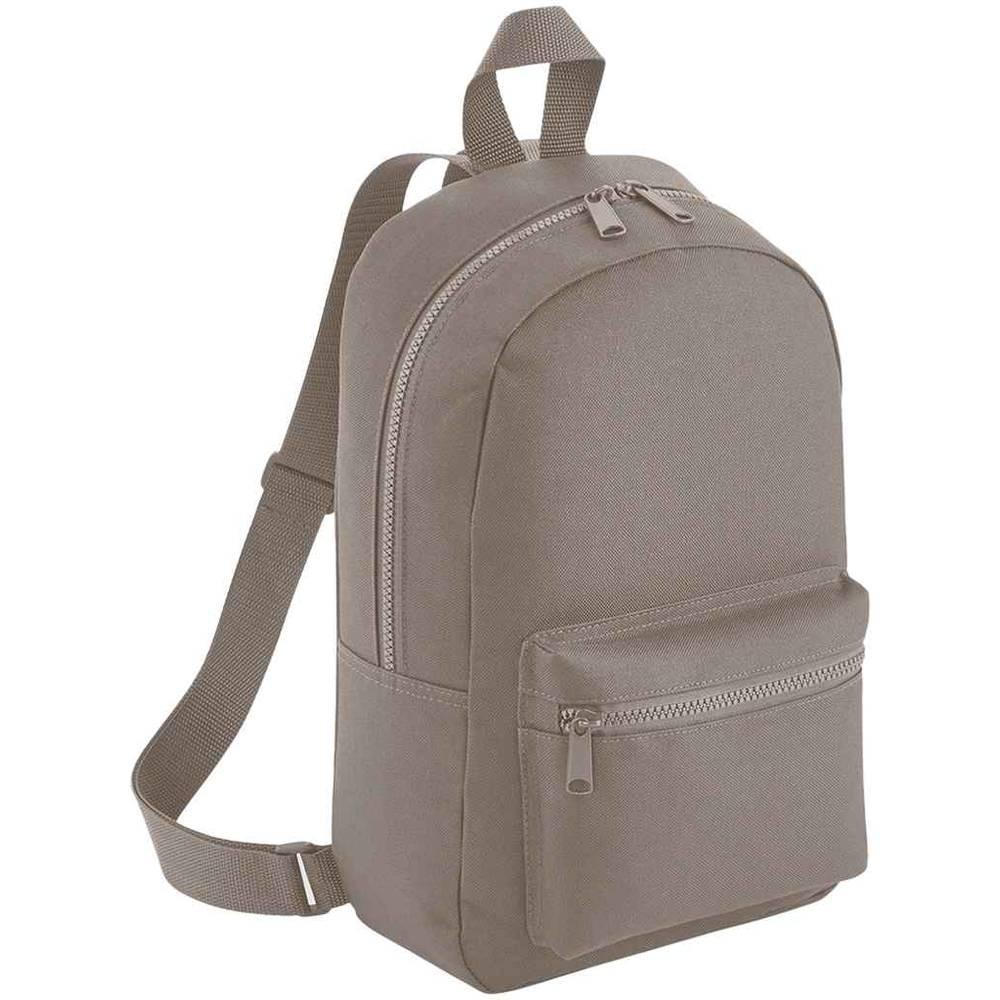 Mushroom - Front - Bagbase Essential Fashion Mini Backpack