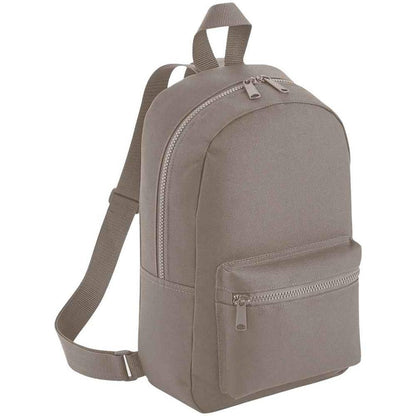 Mushroom - Front - Bagbase Essential Fashion Mini Backpack