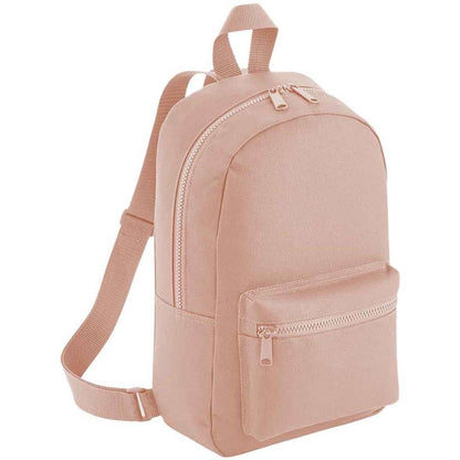 Peach - Front - Bagbase Essential Fashion Mini Backpack