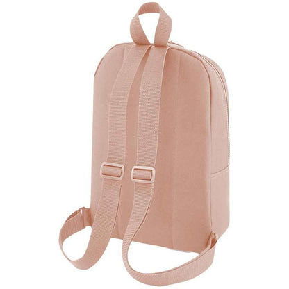 Peach - Back - Bagbase Essential Fashion Mini Backpack