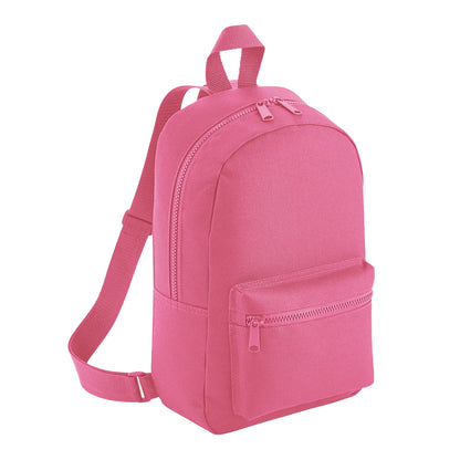 Candy Pink - Front - Bagbase Essential Fashion Mini Backpack