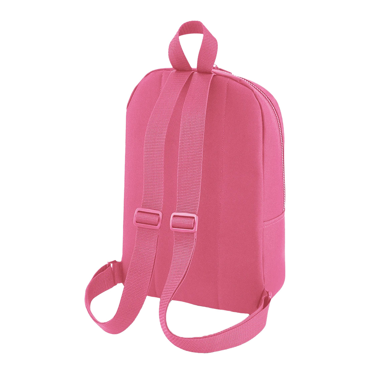 Candy Pink - Back - Bagbase Essential Fashion Mini Backpack