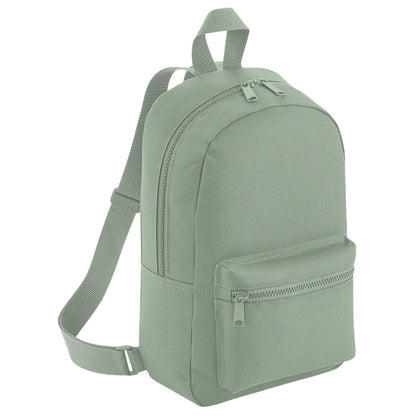 Dusty Green - Front - Bagbase Essential Fashion Mini Backpack