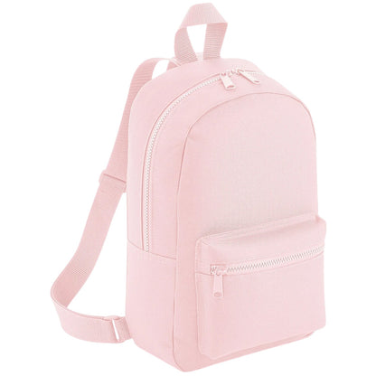Powder Pink - Front - Bagbase Essential Fashion Mini Backpack
