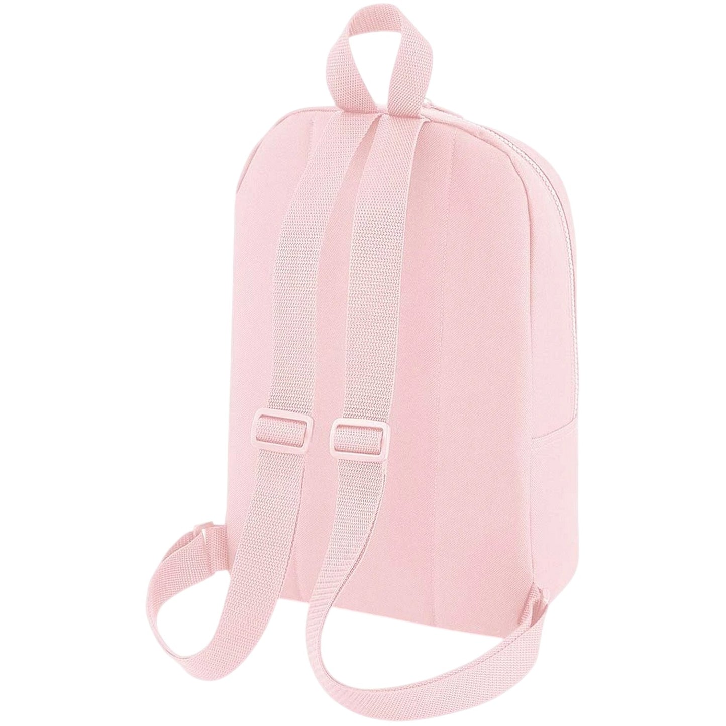 Powder Pink - Back - Bagbase Essential Fashion Mini Backpack