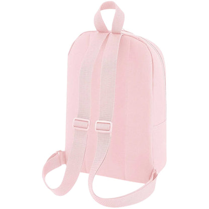 Powder Pink - Back - Bagbase Essential Fashion Mini Backpack