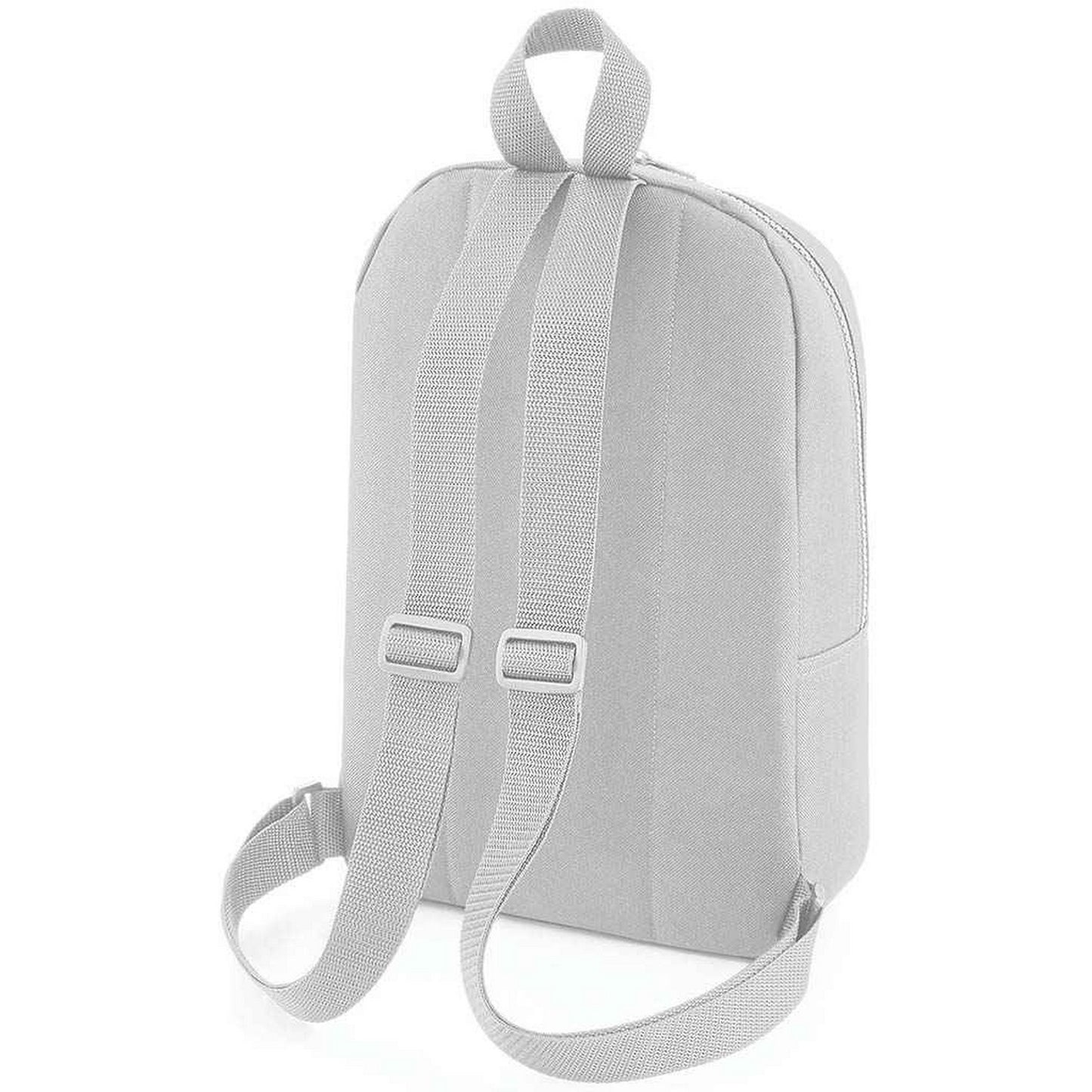 Light Grey - Front - Bagbase Essential Fashion Mini Backpack