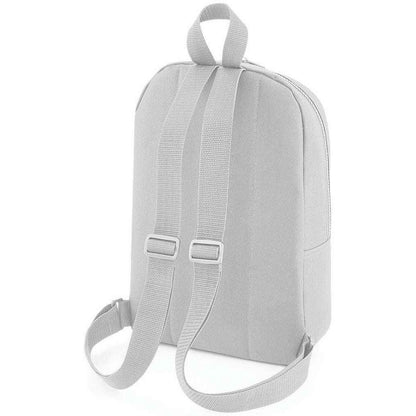 Light Grey - Front - Bagbase Essential Fashion Mini Backpack