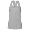 Athletic Heather - Front - Bella + Canvas Womens-Ladies Racerback Tank Top