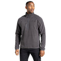 Carbon Grey Marl - Side - Craghoppers Mens Knitted Half Zip Fleece