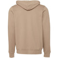 Tan - Back - Canvas Unisex Adult Hoodie