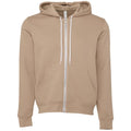 Tan - Front - Canvas Unisex Adult Hoodie