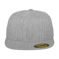 Heather Grey - Front - Flexfit Premium 210 Cap