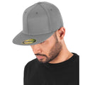 Heather Grey - Back - Flexfit Premium 210 Cap