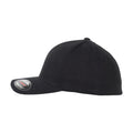 Black - Side - Flexfit Brushed Twill Cap