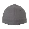 Grey - Back - Flexfit Brushed Twill Cap