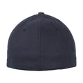 Navy - Back - Flexfit Brushed Twill Cap