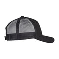 Black - Side - Flexfit Retro Trucker Cap