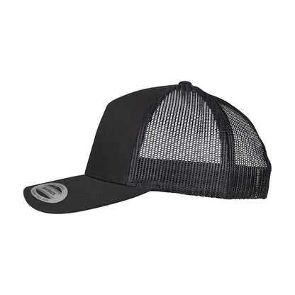 Black - Lifestyle - Flexfit Retro Trucker Cap