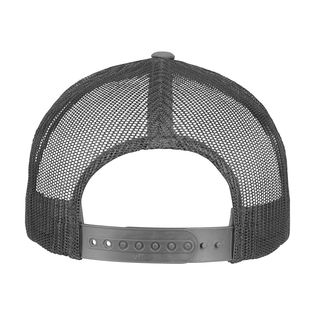 Charcoal - Back - Flexfit Retro Trucker Cap