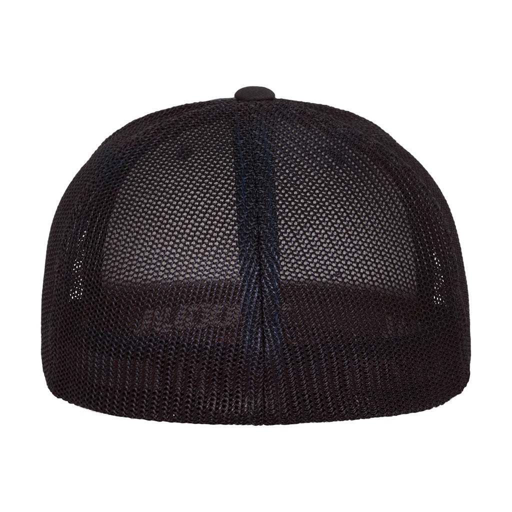 Black - Side - Flexfit Mesh Trucker Cap
