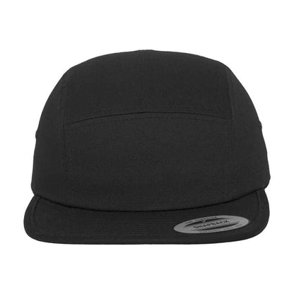 Black - Front - Flexfit Jockey Cap