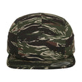 Camo Green - Front - Flexfit Jockey Cap