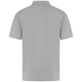 Silver - Back - Henbury Mens CoolPlus Polo Shirt