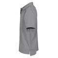 Charcoal - Side - Henbury Mens CoolPlus Polo Shirt