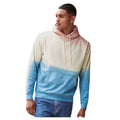 Pastel Sunset Dip - Back - Awdis Unisex Adult Tie Dye Hoodie