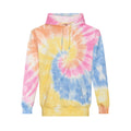 Tie Dye Swirl - Front - Awdis Unisex Adult Tie Dye Hoodie