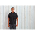 Black - Side - Premier Mens Sustainable Polo Shirt