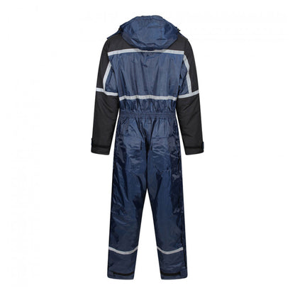 Navy - Back - Regatta Unisex Adult Pro Waterproof Overalls