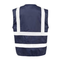 Navy - Back - SAFE-GUARD by Result Unisex Adult Heavy Duty Security Vest