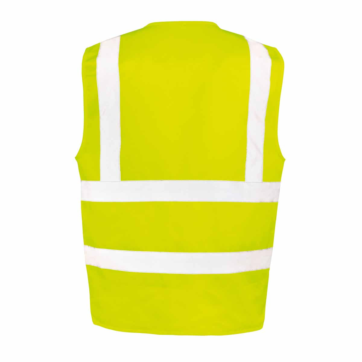 Yellow - Back - SAFE-GUARD by Result Unisex Adult Heavy Duty Security Vest