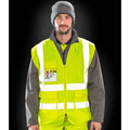 Yellow - Back - SAFE-GUARD by Result Unisex Adult Heavy Duty Security Vest