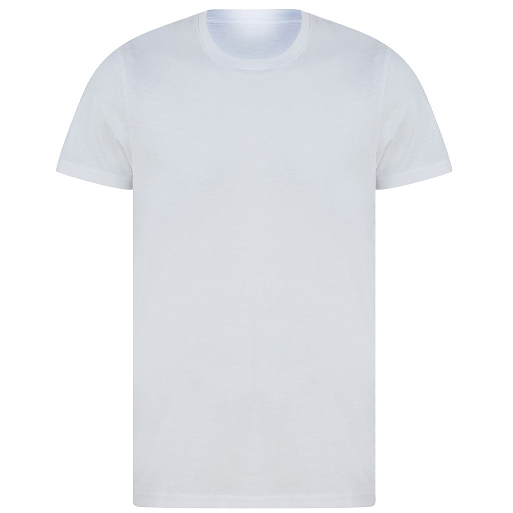 White - Front - SF Unisex Adult Organic T-Shirt
