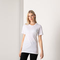White - Back - SF Unisex Adult Organic T-Shirt