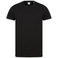Black - Front - SF Unisex Adult Organic T-Shirt