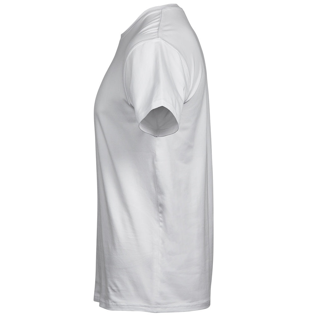 White - Side - Tee Jays Mens Stretch T-Shirt
