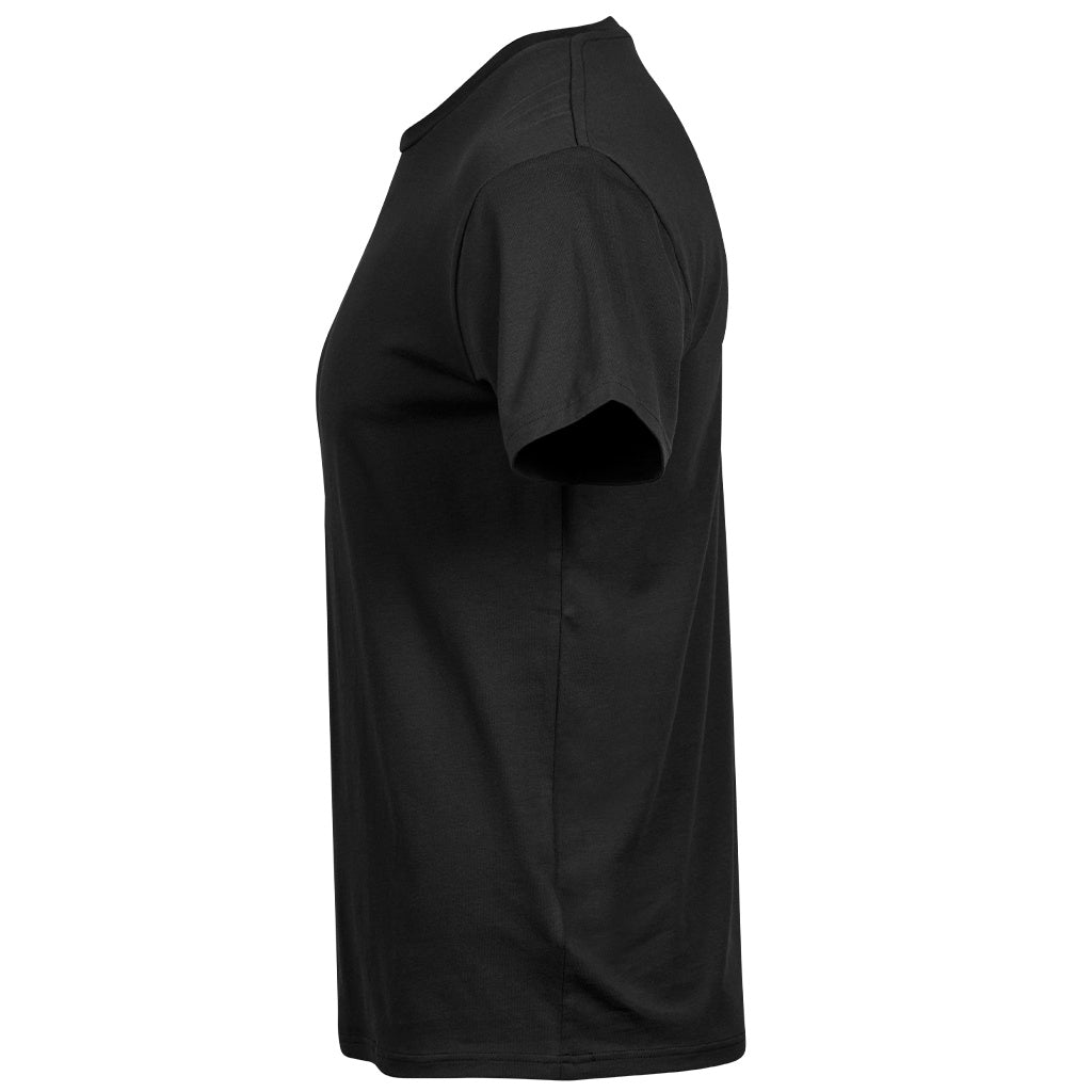 Black - Side - Tee Jays Mens Stretch T-Shirt