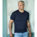 Navy - Back - Tee Jays Mens Stretch T-Shirt