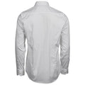 White - Side - Tee Jays Mens Luxury Stretch Long-Sleeved Shirt