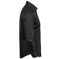 Black - Lifestyle - Tee Jays Mens Luxury Stretch Long-Sleeved Shirt