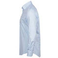 Light Blue - Side - Tee Jays Mens Luxury Stretch Long-Sleeved Shirt
