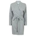 Heather Grey - Front - Towel City Womens-Ladies Cotton Wrap Robe