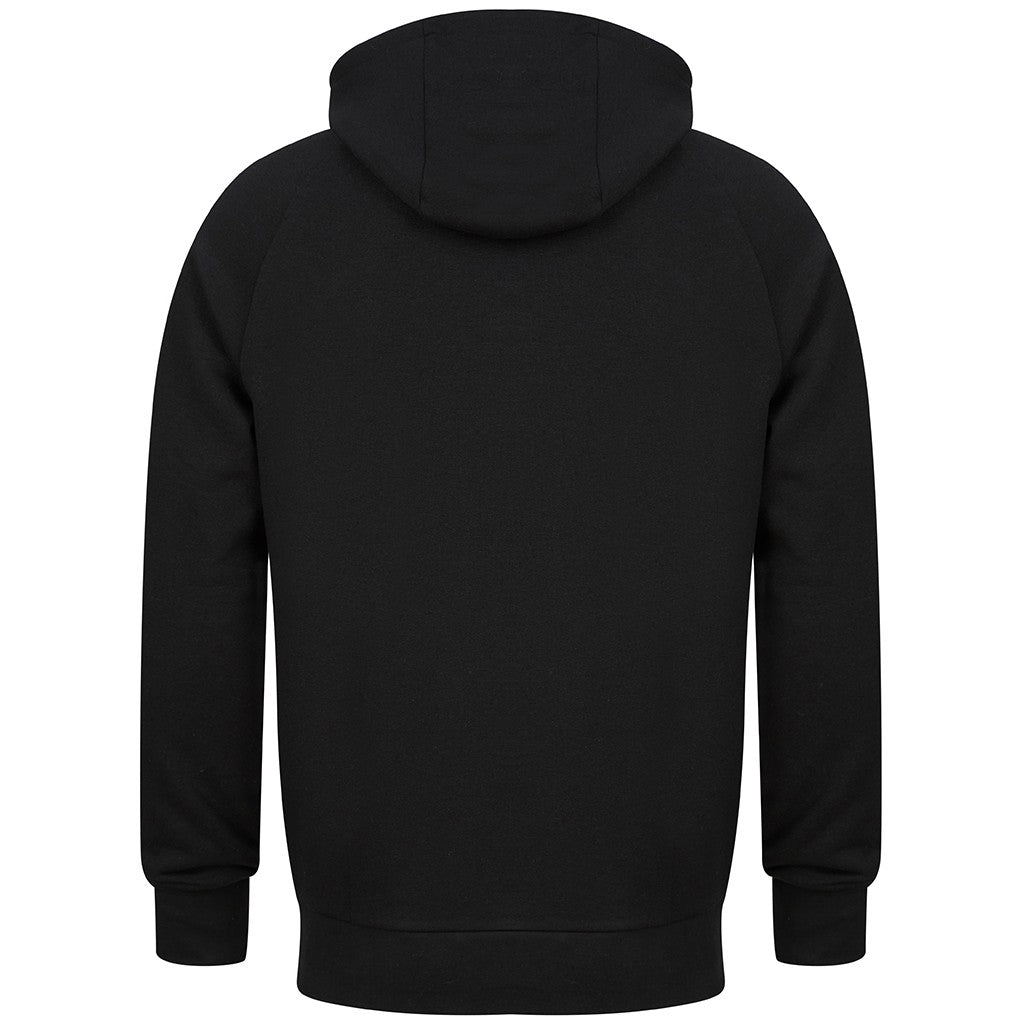 Black - Back - Tombo Unisex Adult Athleisure Hoodie